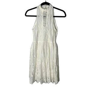 Free People Verushka Mini Dress White Size 0